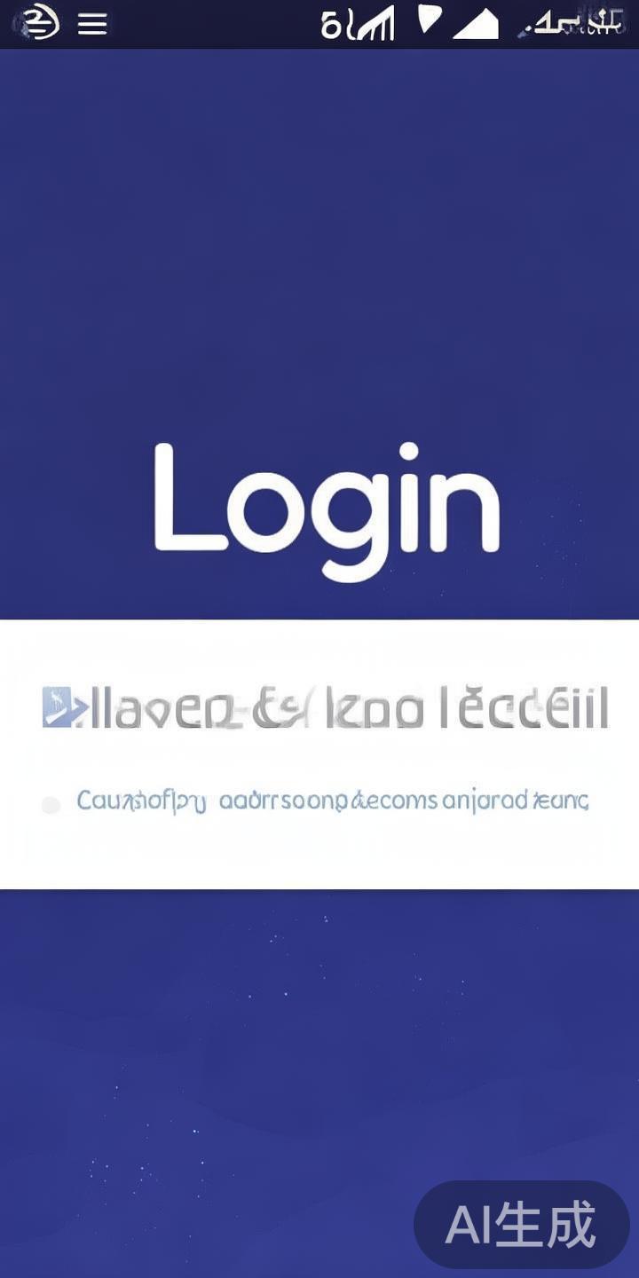 成功安装后，打开应用，首页会显示显眼的“登录”按钮