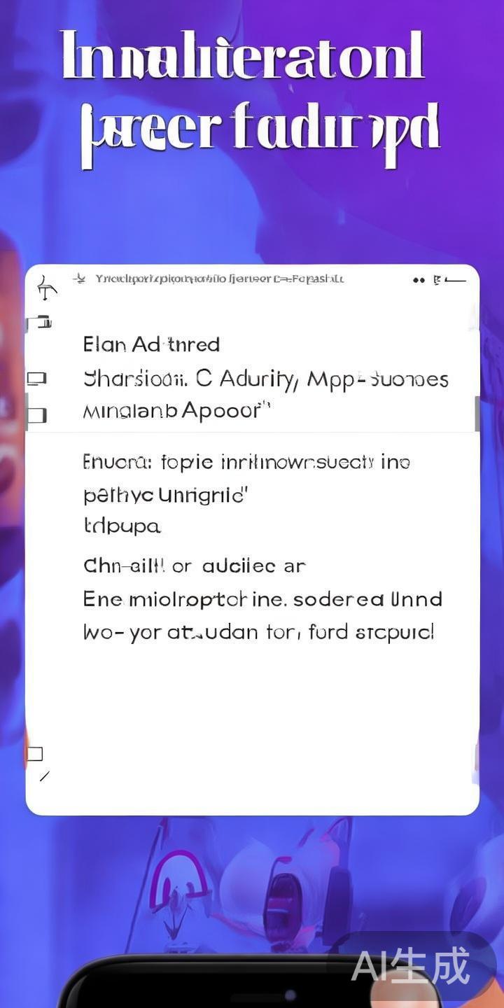 安装软件：安卓设备可能需要开启“未知来源应用安装”